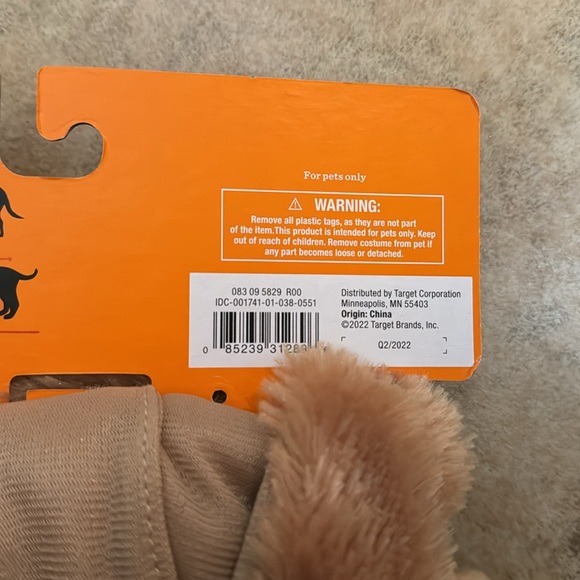 Pet kangaroo costume set size XS. - Picture 8 of 9